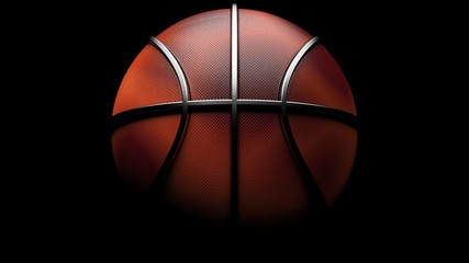 Fototapeta premium Basketball. 3D illustration. 3D CG. High resolution.