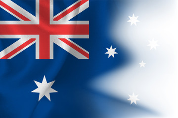 オーストラリア　 国　旗　背景 