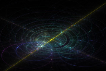 Abstract fractal art for creative design.