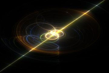 Abstract fractal background