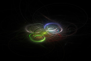 Abstract fractal background.