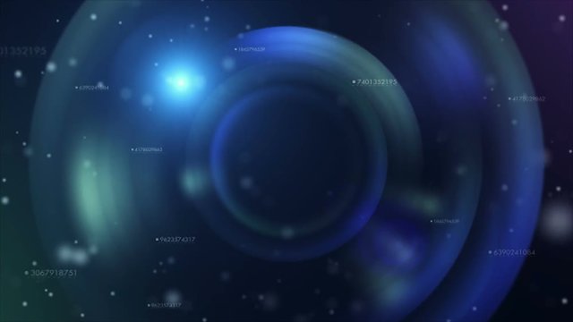 Abstract camera lens motion graphic