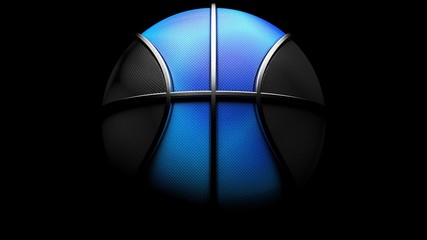 Basketball. 3D illustration. 3D CG. High resolution.