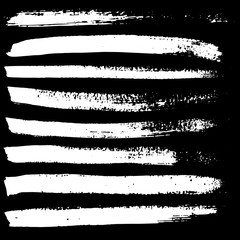 Ink vector brush strokes. Vector illustration. Grunge texture.