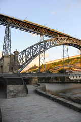 ポルト　ポルトガル　鉄橋