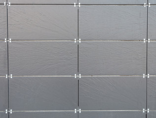 Gray block wall