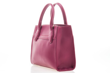 Naklejka premium Beautiful luxury and elegance purple women handbag