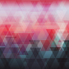 Obraz premium Design of polygonal pattern background with trendy color. 
