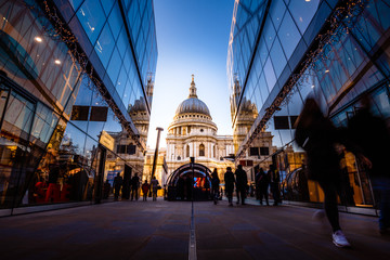Obraz premium Katedra św. Pawła, Londyn, Anglia, Wielka Brytania