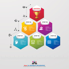 Template modern info graphic design for business, marketing, creative, web and graphics concept. Info-graphic inspire to drive your business project. Vector illustration. 