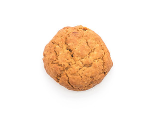oatmeal raisin cookies on white