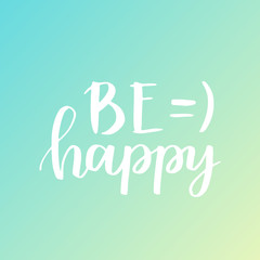 Lettering vector card. Motivational quote. Sweet cute inspiration typography. Calligraphy postcard poster graphic design element. Hand written sign on dreamy gradient background.