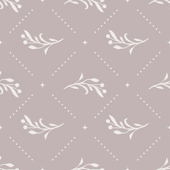Vector seamless floral pattern