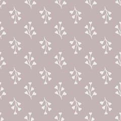 Obraz na płótnie Canvas Vector seamless floral pattern