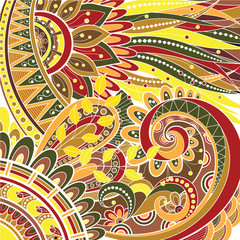 Abstract pattern made up of flower.Vector