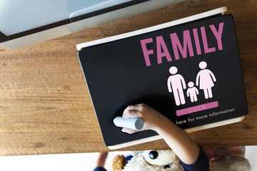 Family Care Genealogy Love Related Home Concept