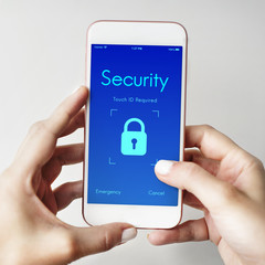 Digital Security Lockscreen Concept
