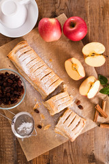 Apple strudel.