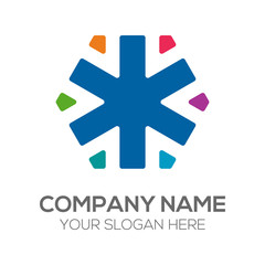 Obraz premium Healthcare Medical Logo Vector Icon Business Template 