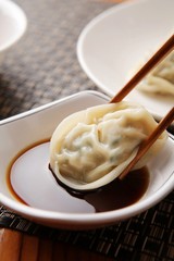 Meat Dumplings on plate