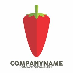 Chili logo icon vector template