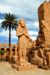Karnak Tempel in Luxor - obrazy, fototapety, plakaty