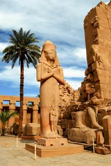 Poster Karnak-tempel in Luxor © dietwalther