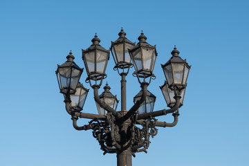 Fototapeta na wymiar beautiful old lantern - historic street light