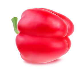 Red pepper isolated on a white