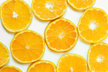 mandarin fruit isolate white