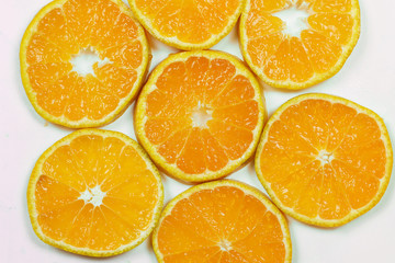 mandarin fruit isolate white