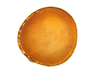 Pancake isolated on a white background