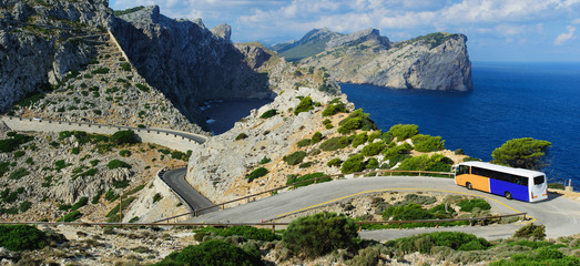 Cap Formentor und Bus