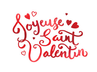 Carte JOYEUSE SAINT VALENTIN 