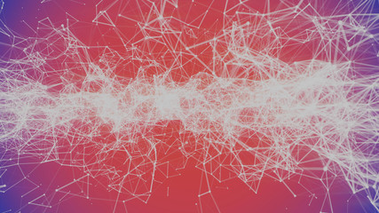 Fractal alien fiber abstract