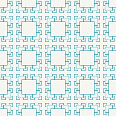 Abstract geometric blue deco art square pattern background