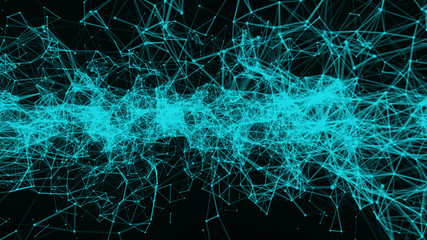 Fractal alien fiber abstract