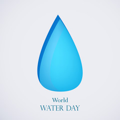World Water Day background