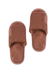 Slippers isolated on white