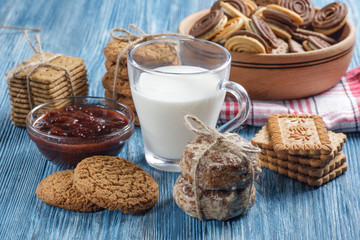 biscuits on table