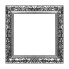 Vintage picture frame isolated on white background