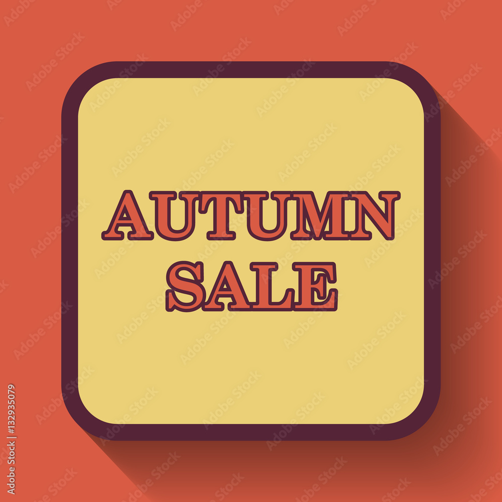 Wall mural autumn sale icon