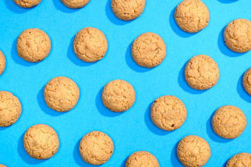 Pattern made of sweet cookies