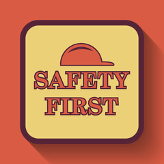 Safety first icon