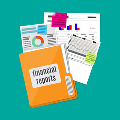 financial report concept. Business background.