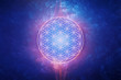 Flower of life with deep cosmic impact