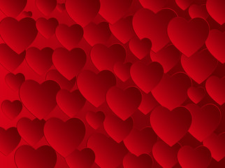 vector background with hearts,
Valentine's Day