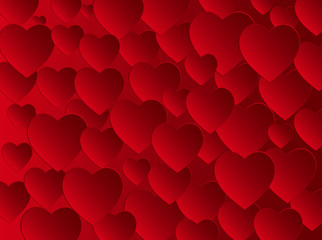 vector background with hearts,
Valentine's Day