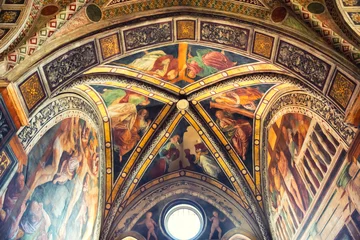 Stickers pour porte Monument Fresco of church Santa Maria delle Grazie