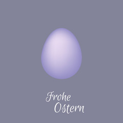 Osterei - Frohe Ostern - Vektor Grafik